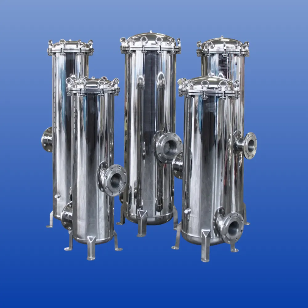 Paslanmaz Çelik Kartuş Filtre Kapları